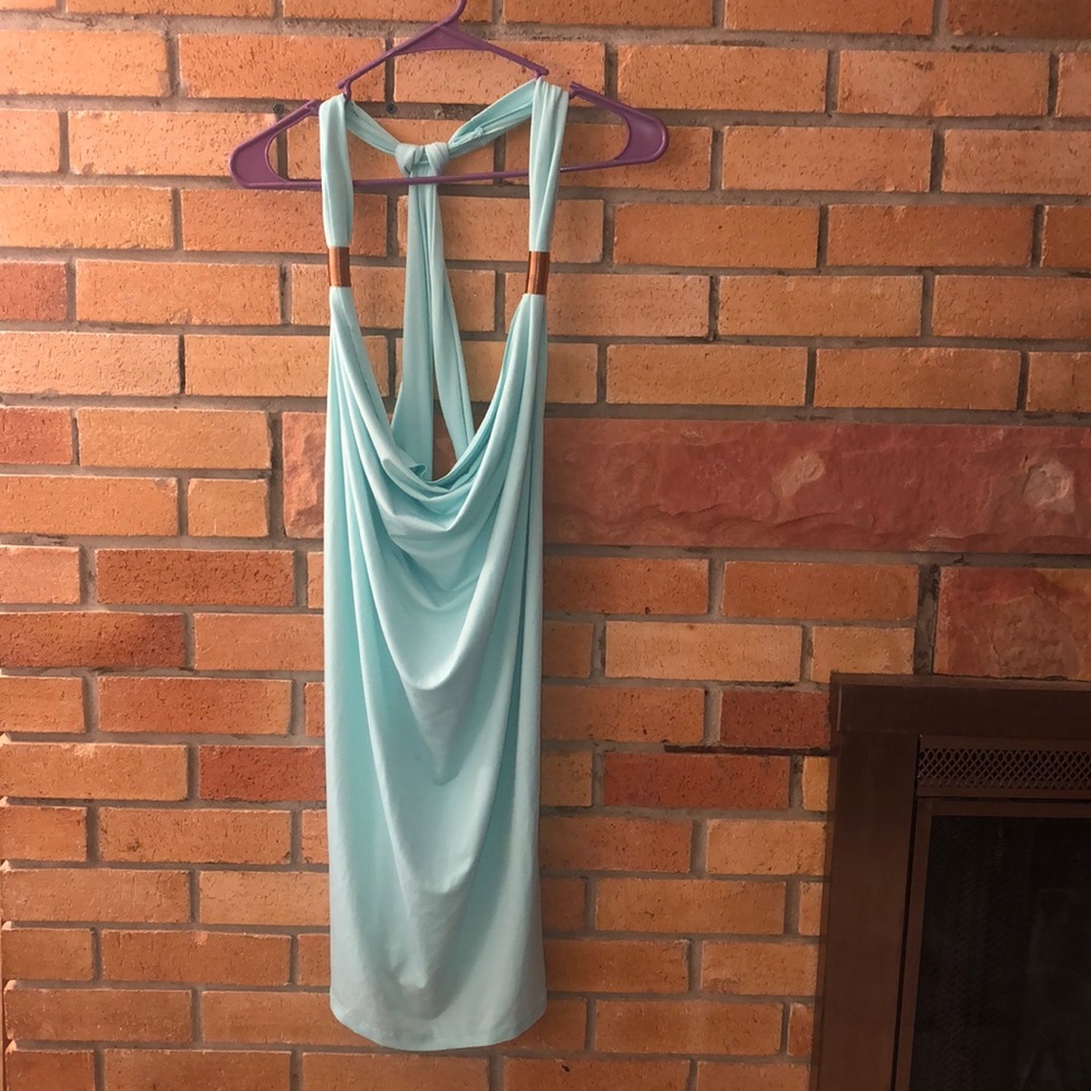 Akira Greek goddess draped mini dress